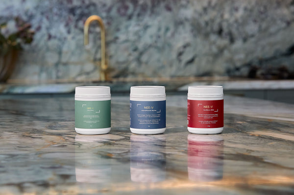 NEE-V Australian-made collagen & wellness supplements with clinically researched VERISOL® for skin health and healthy ageing