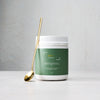 NEE-V Glow Naked unflavoured collagen supplement with antique gold measuring spoon featuring clinically researched VERISOL® collagen peptides.